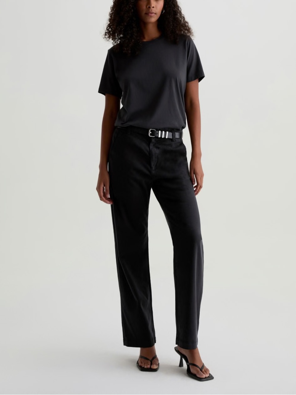 Ag Adriano Goldschmied Caden Straight Leg Trouser Mid-Rise Relaxed